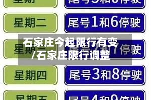 石家庄今起限行有变/石家庄限行调整