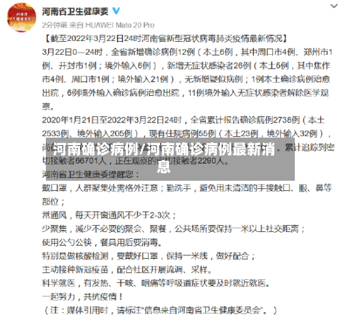 河南确诊病例/河南确诊病例最新消息-第2张图片