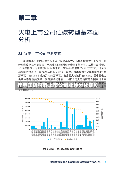 锂电正极材料上市公司业绩分化加剧-第2张图片
