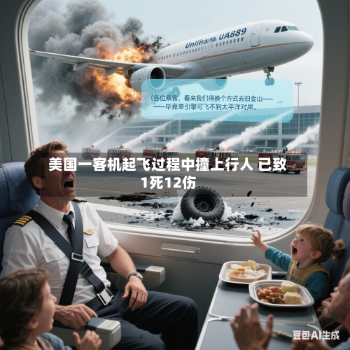 美国一客机起飞过程中撞上行人 已致1死12伤-第2张图片