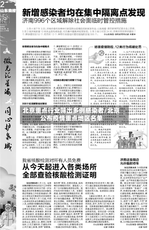 北京重点行业筛出多例感染者/北京公布疫情重点地区名单-第2张图片