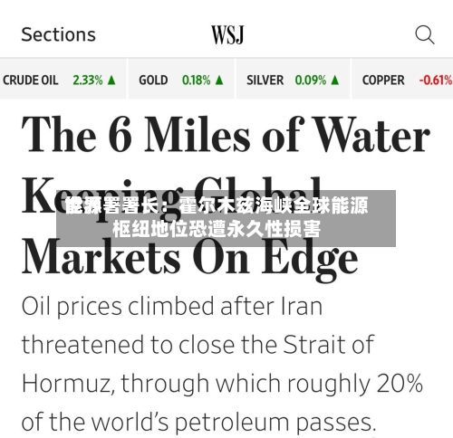 世界能源署署长：霍尔木兹海峡全球能源枢纽地位恐遭永久性损害-第3张图片