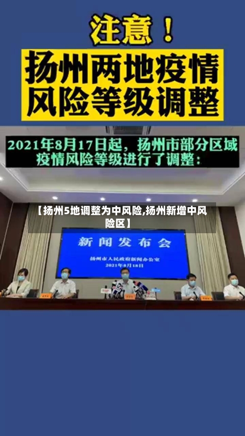 【扬州5地调整为中风险,扬州新增中风险区】