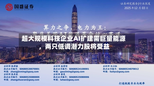 超大规模科技企业AI扩建需巨量能源	，两只低调潜力股将受益-第3张图片