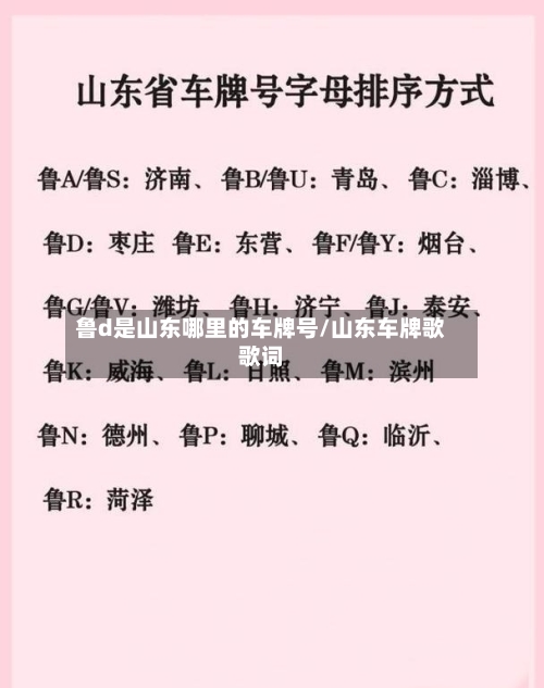 鲁d是山东哪里的车牌号/山东车牌歌歌词