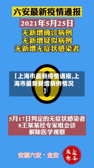 【上海市最新疫情通报,上海市最新新增病例情况】