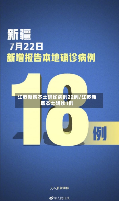 江苏新增本土确诊病例22例/江苏新增本土确诊1例