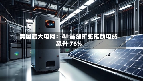 美国最大电网：AI 基建扩张推动电费飙升 76%