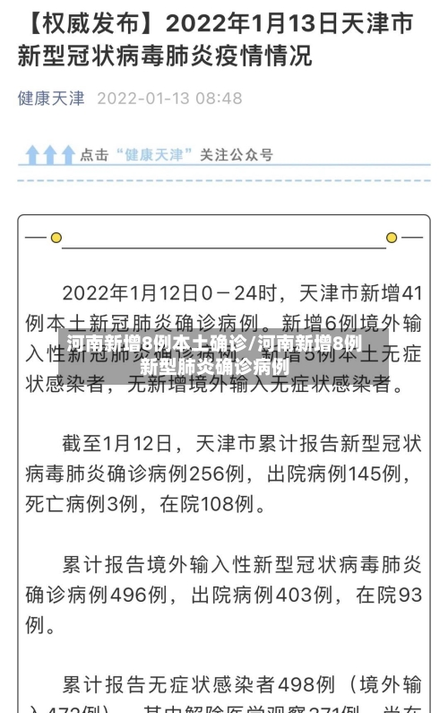 河南新增8例本土确诊/河南新增8例新型肺炎确诊病例-第2张图片