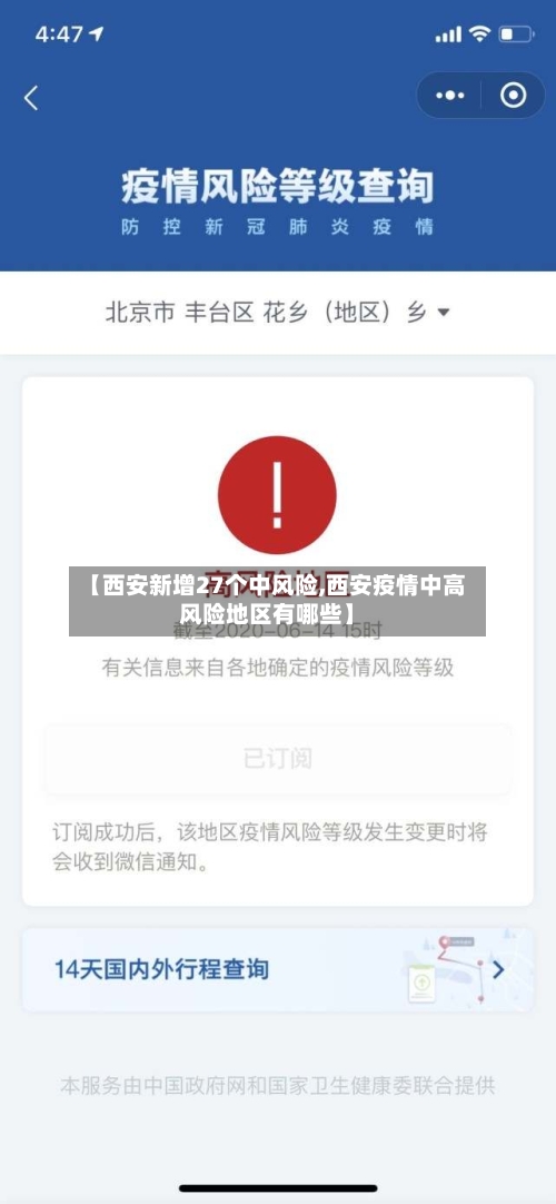 【西安新增27个中风险,西安疫情中高风险地区有哪些】