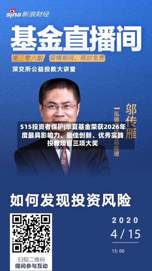515投资者保护|华夏基金荣获2026年度最具影响力、最佳创新、优秀实践投教项目三项大奖-第3张图片