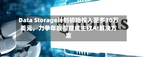 Data Storage计划初始投入至多30万美元，力争年底前建成主权AI解决方案
