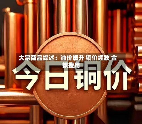 大宗商品综述：油价攀升 铜价续跌 金银费用双挫-第2张图片