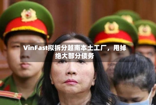VinFast拟拆分越南本土工厂，甩掉绝大部分债务