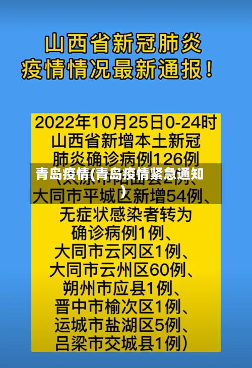 青岛疫情(青岛疫情紧急通知)-第3张图片