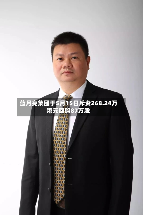 蓝月亮集团于5月15日斥资268.24万港元回购87万股