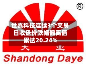 世嘉科技连续3个交易日收盘价跌幅偏离值累达20.24%-第3张图片