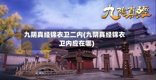 九阴真经锦衣卫二内(九阴真经锦衣卫内应在哪)