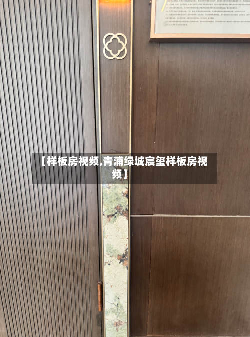 【样板房视频,青浦绿城宸玺样板房视频】