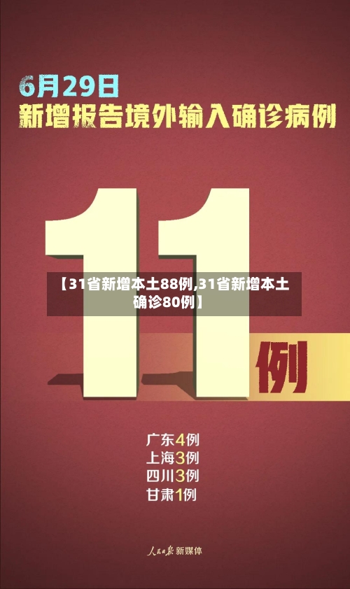 【31省新增本土88例,31省新增本土确诊80例】