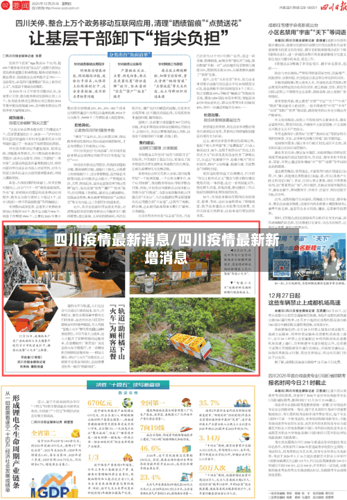 四川疫情最新消息/四川疫情最新新增消息