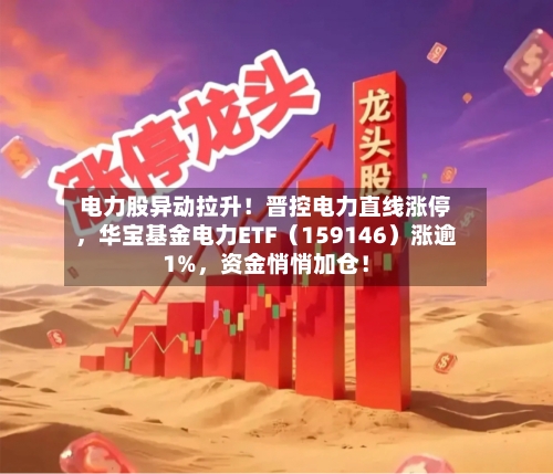 电力股异动拉升！晋控电力直线涨停	，华宝基金电力ETF（159146）涨逾1%，资金悄悄加仓！-第2张图片