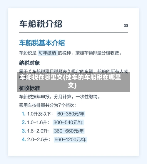 车船税在哪里交(挂车的车船税在哪里交)-第2张图片