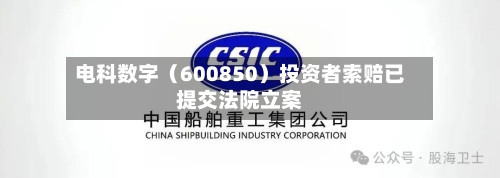 电科数字(600850)投资者索赔已提交法院立案